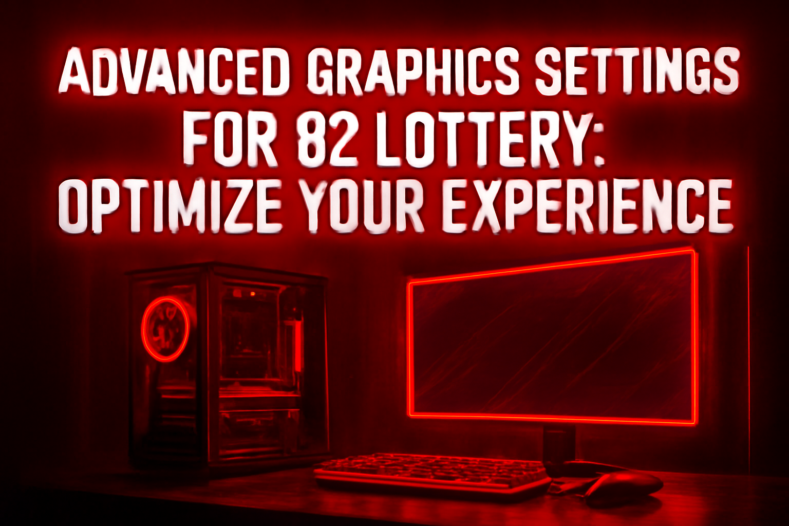 Informative scene depicting the system requirements for the 82 Lottery app.