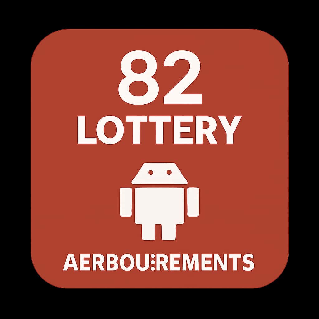 Icon representing 82 Lottery Android Requirements.