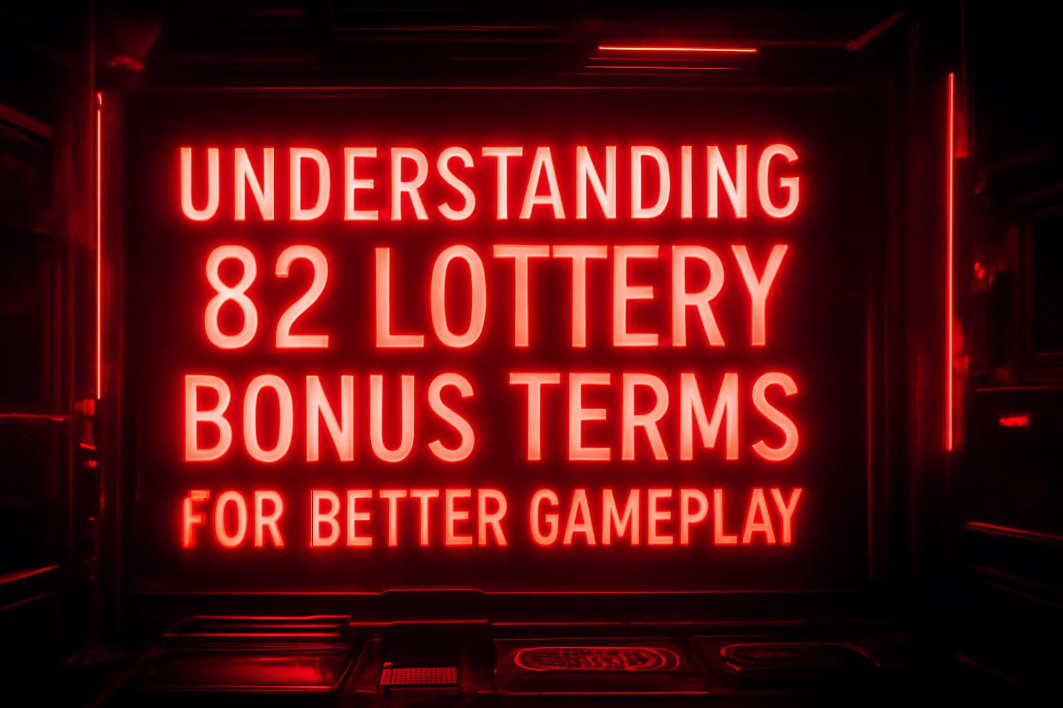 An informative scene depicting safety and guidelines regarding the 82 Lottery app.