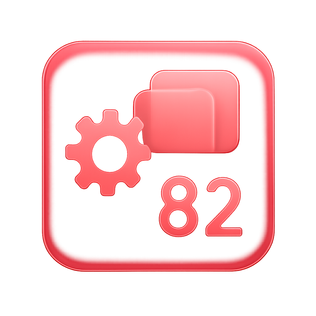 Icon representing 82 Lottery Mobile Compatibility with a clean design.