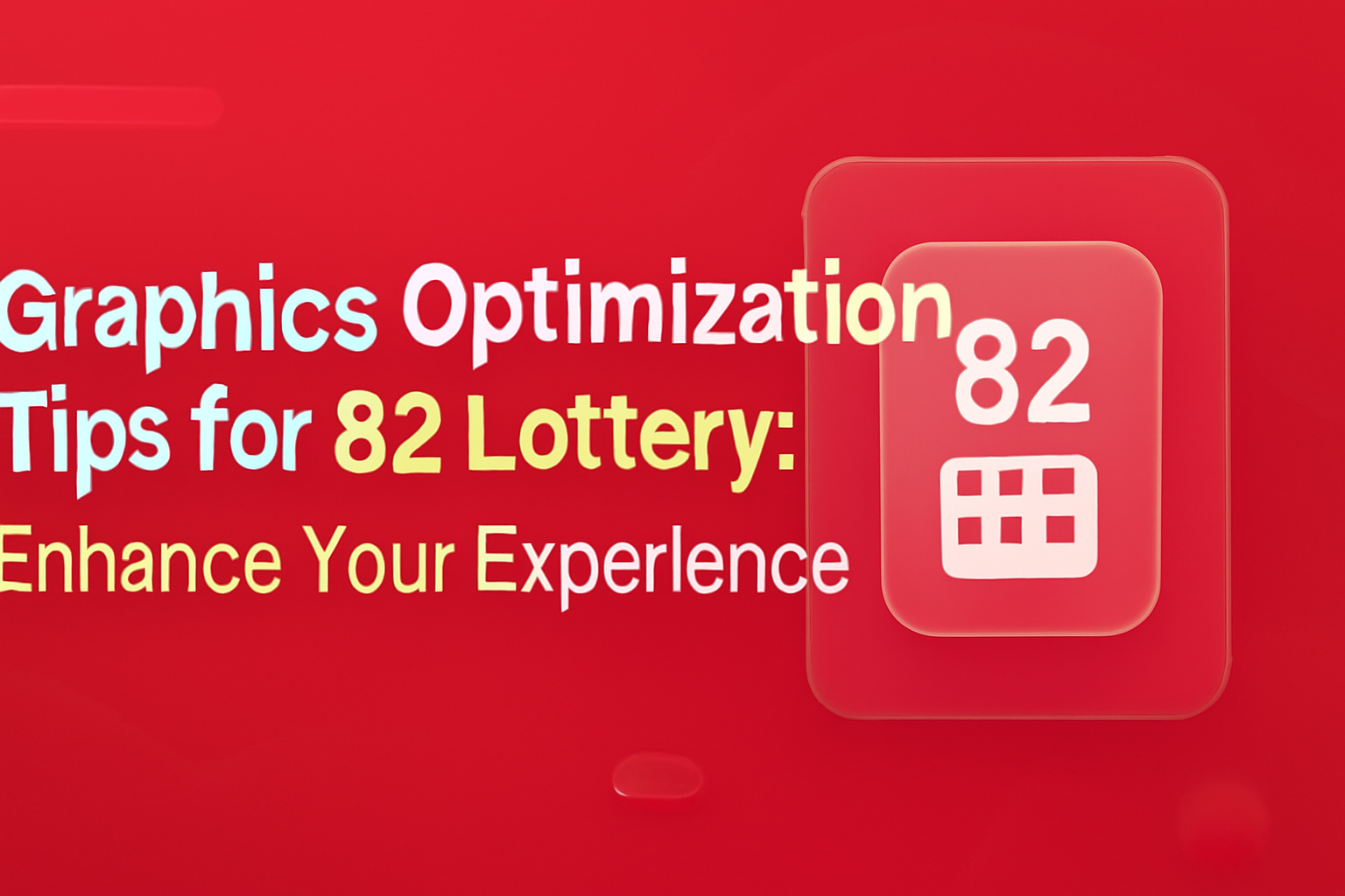 Informational scene about 82 Lottery Mobile Compatibility, featuring the text '82 Lottery' prominently.