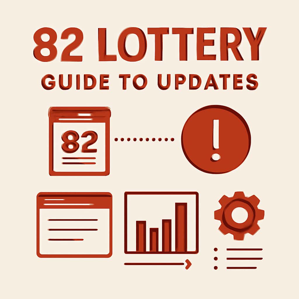 An educational diagram elucidating the update process for the 82 Lottery app.