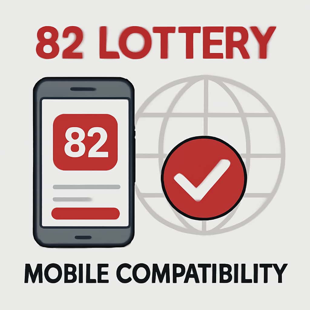 Diagram illustrating 82 Lottery Mobile Compatibility.