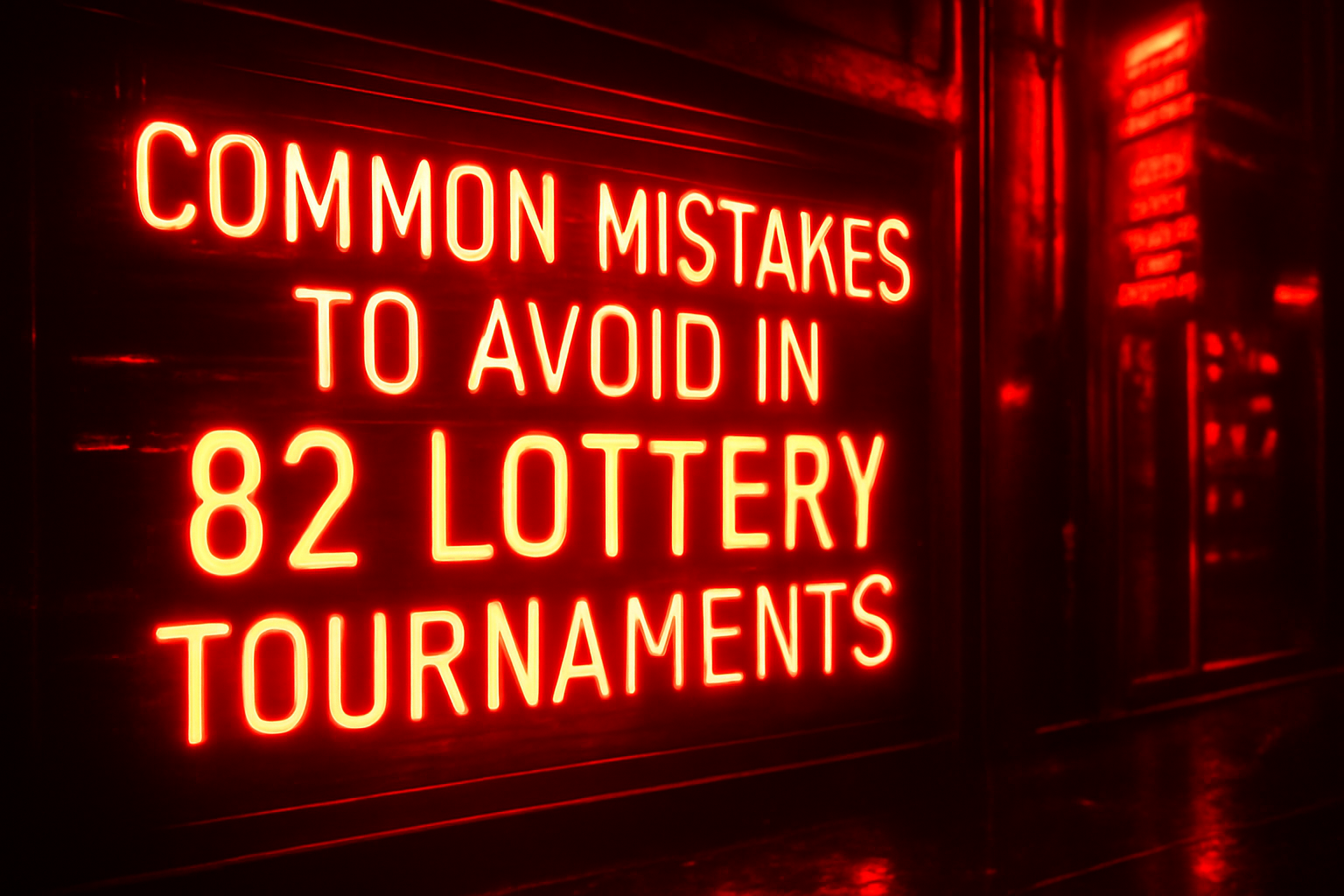 Informational scene about installing the 82 Lottery app.