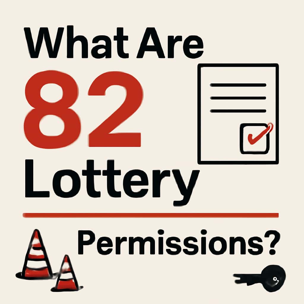 Diagram illustrating the various permissions required by the 82 Lottery app.